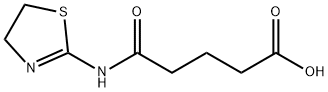 5-(4,5-dihydro-1,3-thiazol-2-ylamino)-5-oxopentanoic acid Struktur