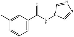 3-methyl-N-(1,2,4-triazol-4-yl)benzamide Struktur