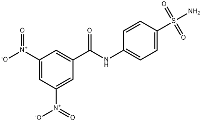 3,5-dinitro-N-(4-sulfamoylphenyl)benzamide Struktur