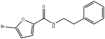 5-bromo-N-(2-phenylethyl)furan-2-carboxamide Struktur