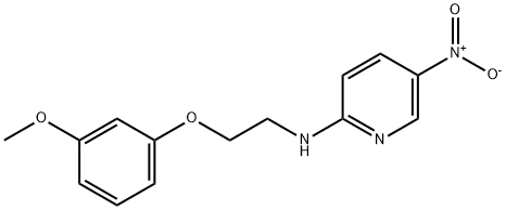 N-[2-(3-methoxyphenoxy)ethyl]-5-nitropyridin-2-amine Struktur