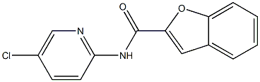 N-(5-chloropyridin-2-yl)-1-benzofuran-2-carboxamide Struktur