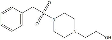 2-(4-benzylsulfonylpiperazin-1-yl)ethanol Struktur