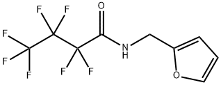 2,2,3,3,4,4,4-heptafluoro-N-(furan-2-ylmethyl)butanamide Struktur