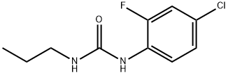 1-(4-chloro-2-fluorophenyl)-3-propylurea Struktur