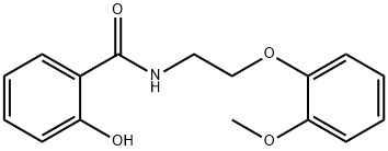 2-hydroxy-N-[2-(2-methoxyphenoxy)ethyl]benzamide Structure