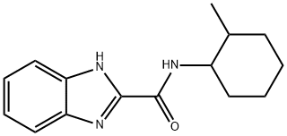 N-(2-methylcyclohexyl)-1H-benzimidazole-2-carboxamide Struktur