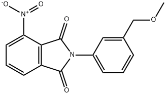 2-[3-(methoxymethyl)phenyl]-4-nitroisoindole-1,3-dione Struktur