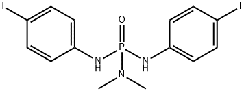 N-[dimethylamino-(4-iodoanilino)phosphoryl]-4-iodoaniline Structure