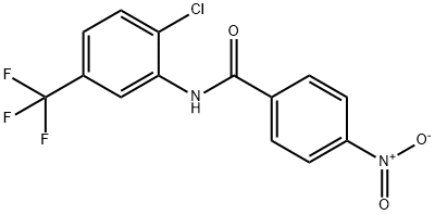 N-[2-chloro-5-(trifluoromethyl)phenyl]-4-nitrobenzamide Structure