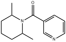 (2,6-dimethylpiperidin-1-yl)-pyridin-3-ylmethanone Struktur