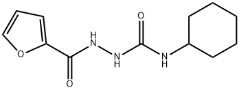 1-cyclohexyl-3-(furan-2-carbonylamino)urea Struktur