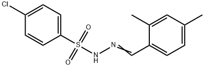 4-chloro-N-[(E)-(2,4-dimethylphenyl)methylideneamino]benzenesulfonamide Struktur