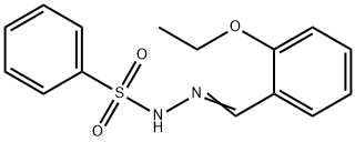 N-[(E)-(2-ethoxyphenyl)methylideneamino]benzenesulfonamide Struktur