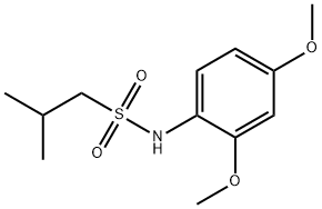 N-(2,4-dimethoxyphenyl)-2-methylpropane-1-sulfonamide Struktur