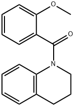 3,4-dihydro-2H-quinolin-1-yl-(2-methoxyphenyl)methanone Struktur