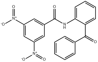 N-(2-benzoylphenyl)-3,5-dinitrobenzamide Struktur