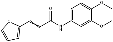 (E)-N-(3,4-dimethoxyphenyl)-3-(furan-2-yl)prop-2-enamide Struktur