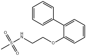 N-[2-(2-phenylphenoxy)ethyl]methanesulfonamide Struktur