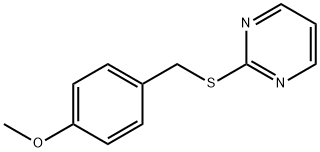 2-[(4-methoxyphenyl)methylsulfanyl]pyrimidine Struktur