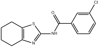 3-chloro-N-(4,5,6,7-tetrahydro-1,3-benzothiazol-2-yl)benzamide Struktur