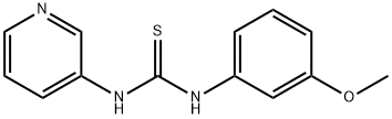 1-(3-methoxyphenyl)-3-pyridin-3-ylthiourea Struktur