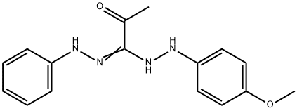 N'-anilino-N-(4-methoxyanilino)-2-oxopropanimidamide Struktur