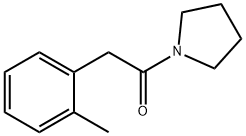 2-(2-methylphenyl)-1-pyrrolidin-1-ylethanone Struktur