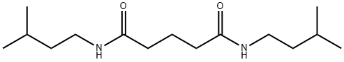 N,N'-bis(3-methylbutyl)pentanediamide Struktur