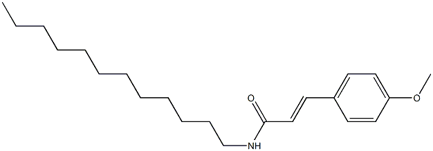 (E)-N-dodecyl-3-(4-methoxyphenyl)prop-2-enamide Structure