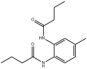 N-[2-(butanoylamino)-4-methylphenyl]butanamide Struktur