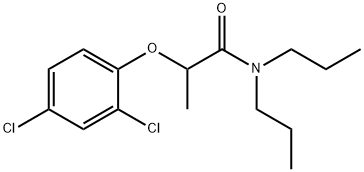 2-(2,4-dichlorophenoxy)-N,N-dipropylpropanamide Struktur