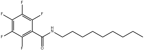 2,3,4,5,6-pentafluoro-N-nonylbenzamide Struktur