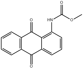 methyl N-(9,10-dioxoanthracen-1-yl)carbamate Struktur