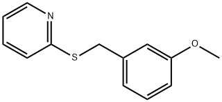 2-[(3-methoxyphenyl)methylsulfanyl]pyridine Struktur