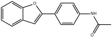 N-[4-(1-benzofuran-2-yl)phenyl]acetamide Struktur