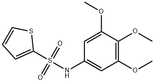 N-(3,4,5-trimethoxyphenyl)thiophene-2-sulfonamide Struktur