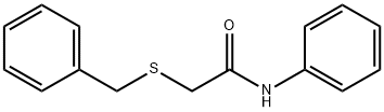 2-benzylsulfanyl-N-phenylacetamide Struktur