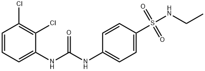 1-(2,3-dichlorophenyl)-3-[4-(ethylsulfamoyl)phenyl]urea Struktur