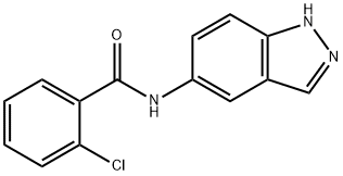 2-chloro-N-(1H-indazol-5-yl)benzamide Struktur