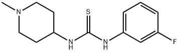 1-(3-fluorophenyl)-3-(1-methylpiperidin-4-yl)thiourea Struktur