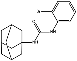 1-(1-adamantyl)-3-(2-bromophenyl)urea Struktur