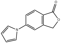 5-pyrrol-1-yl-3H-2-benzofuran-1-one Struktur