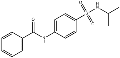 N-[4-(propan-2-ylsulfamoyl)phenyl]benzamide Struktur