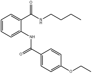 N-butyl-2-[(4-ethoxybenzoyl)amino]benzamide Struktur