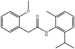 2-(2-methoxyphenyl)-N-(2-methyl-6-propan-2-ylphenyl)acetamide Struktur