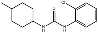 1-(2-chlorophenyl)-3-(4-methylcyclohexyl)urea Struktur