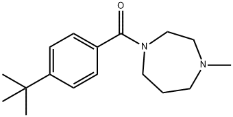 (4-tert-butylphenyl)-(4-methyl-1,4-diazepan-1-yl)methanone Struktur