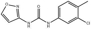 1-(3-chloro-4-methylphenyl)-3-(1,2-oxazol-3-yl)urea Struktur