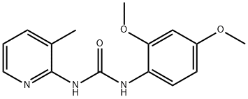 1-(2,4-dimethoxyphenyl)-3-(3-methylpyridin-2-yl)urea Struktur